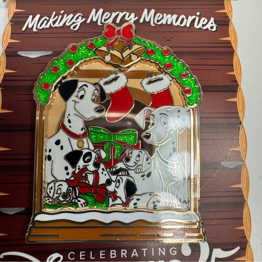 NEW 2025 Disney Parks 101 Dalmatians Making Merry Memories Pin LE 4500